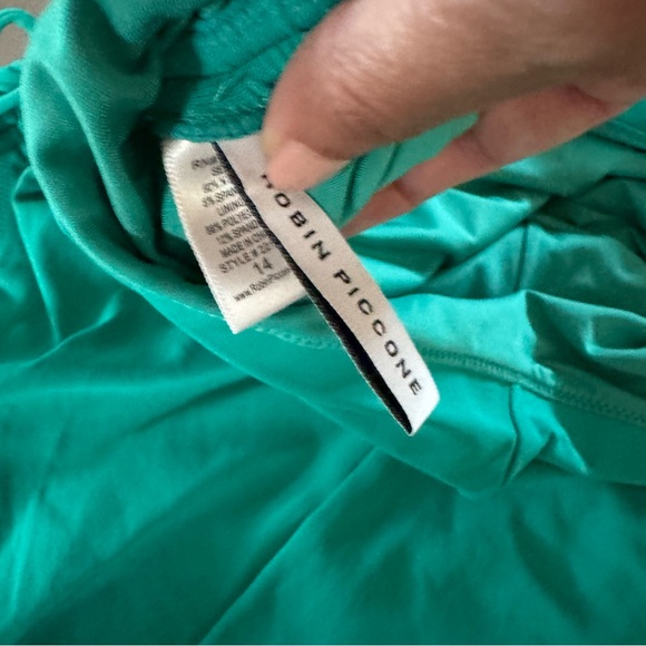 Robin Piccone Aubrey One Piece Bandeau Color Ocean, Sz 14, EUC - Picture 7 of 9